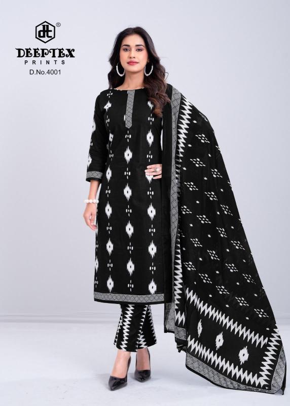 Deeptex aaliza b & w vol-4 wholesale kurti single piece